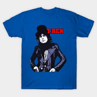 T.Rex (Mark Bolan) Blue version T-Shirt